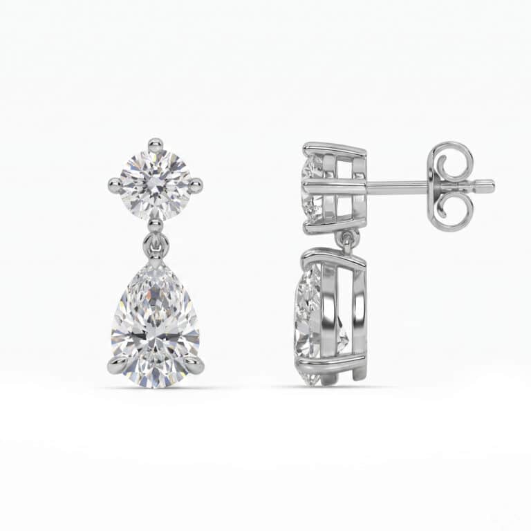 Dewdrop Lab Created Diamond Earrings