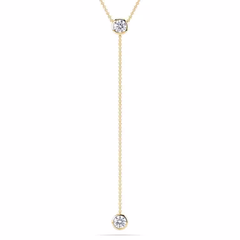 Aura Lab Grown Diamond Lariat Necklace