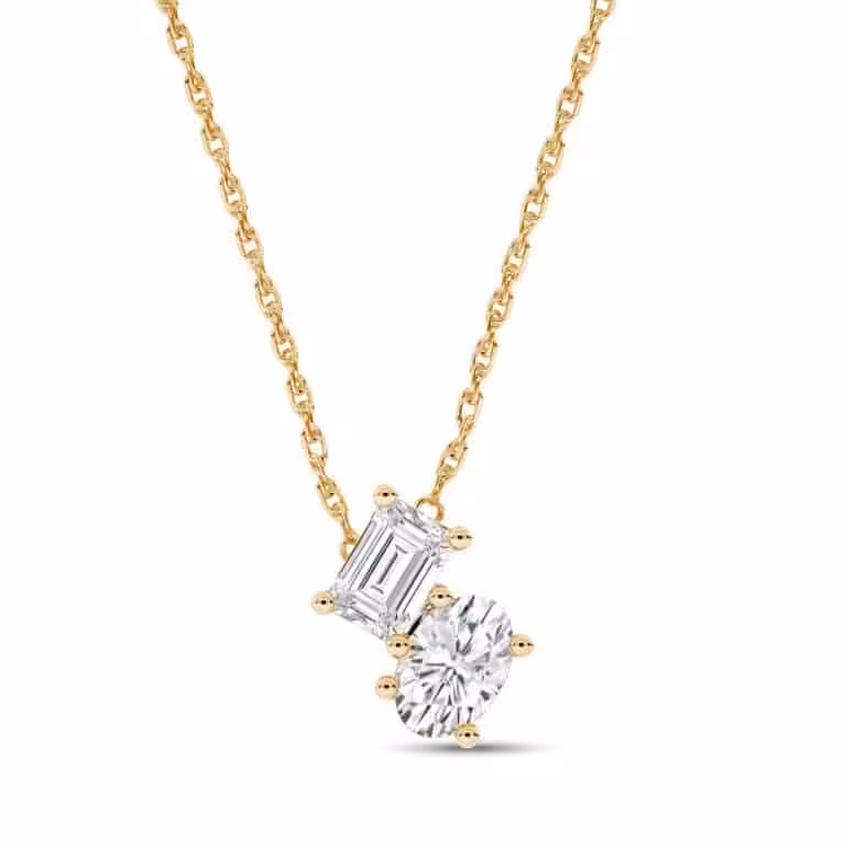 Two Entwined Souls Lab Grown Diamond Necklace