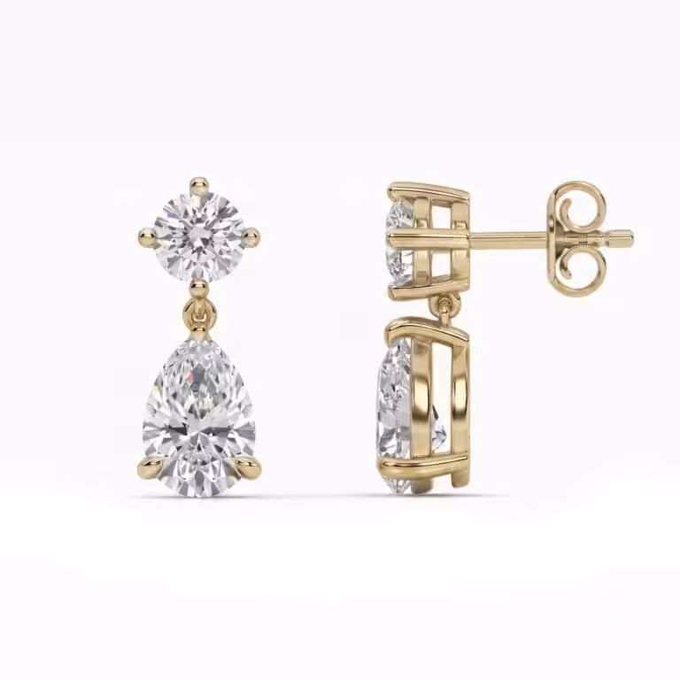 Dewdrop Lab Created Diamond Earrings