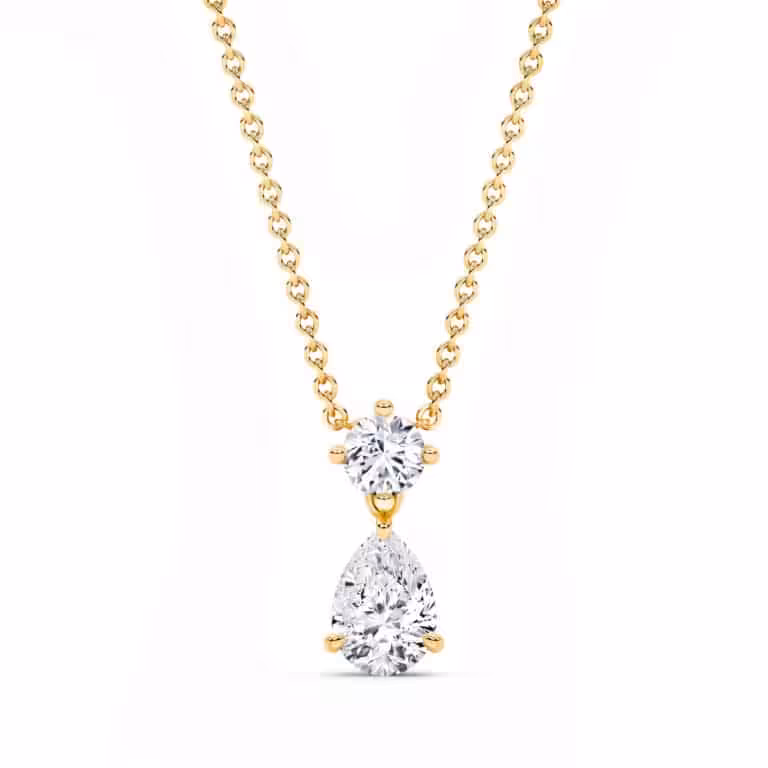 The Dewdrop Lab Diamond Necklace