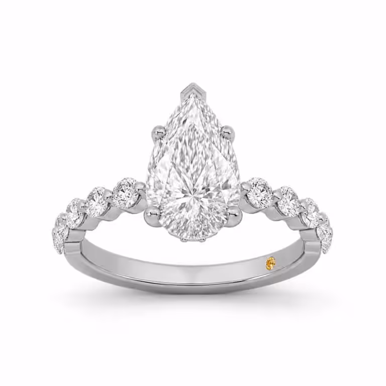 Frost Shared Prong Lab Grown Diamond Engagement Ring
