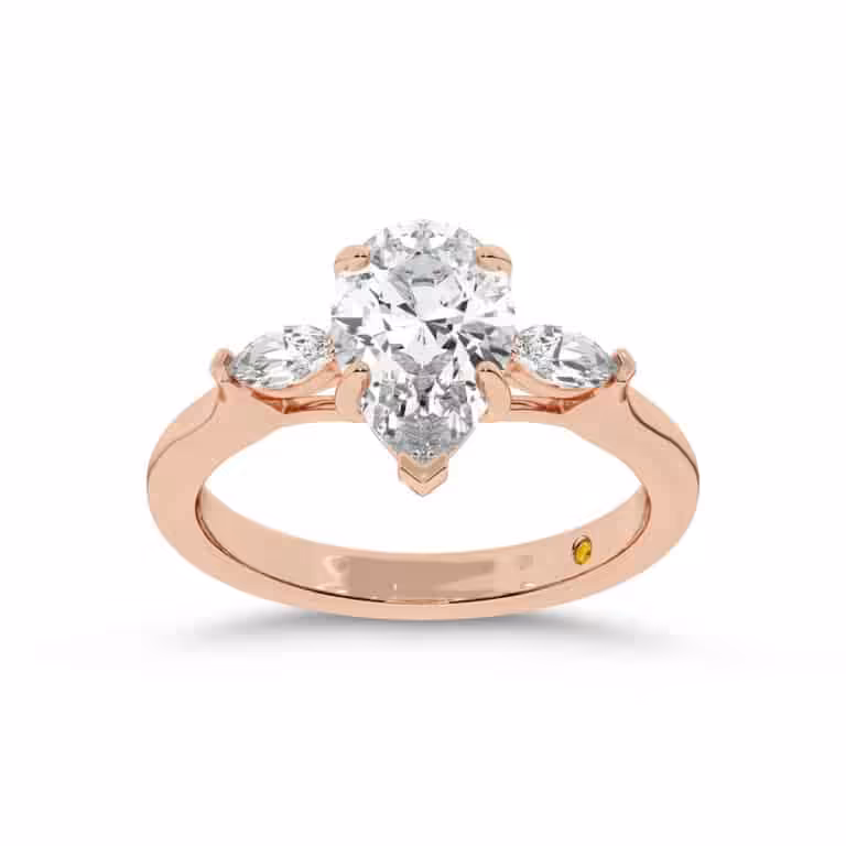 Maui Three Stone Lab Grown Diamond Engagement Ring