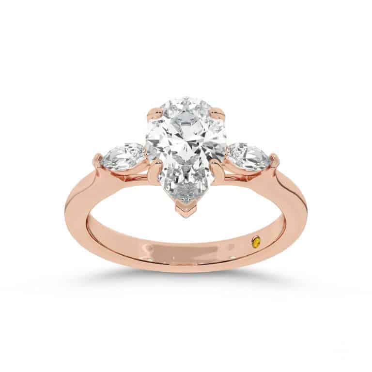 Maui Three Stone Lab Grown Diamond Engagement Ring