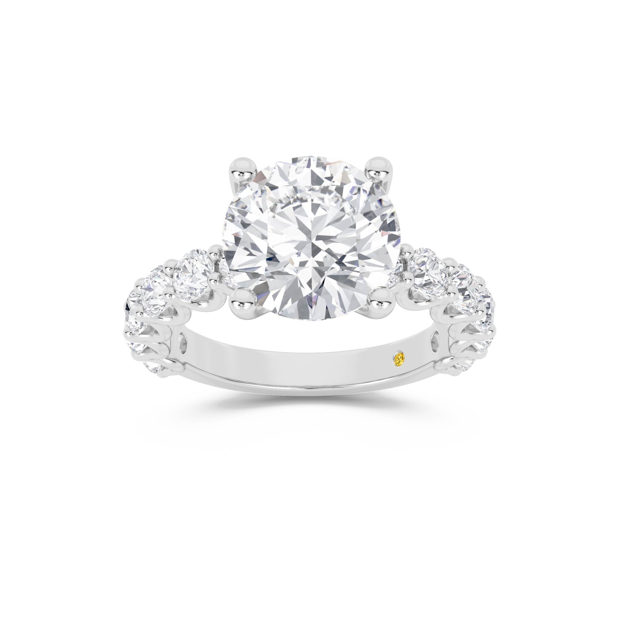 La Joya Jewelry The Cordoba Arch Lab Diamond Engagement Ring